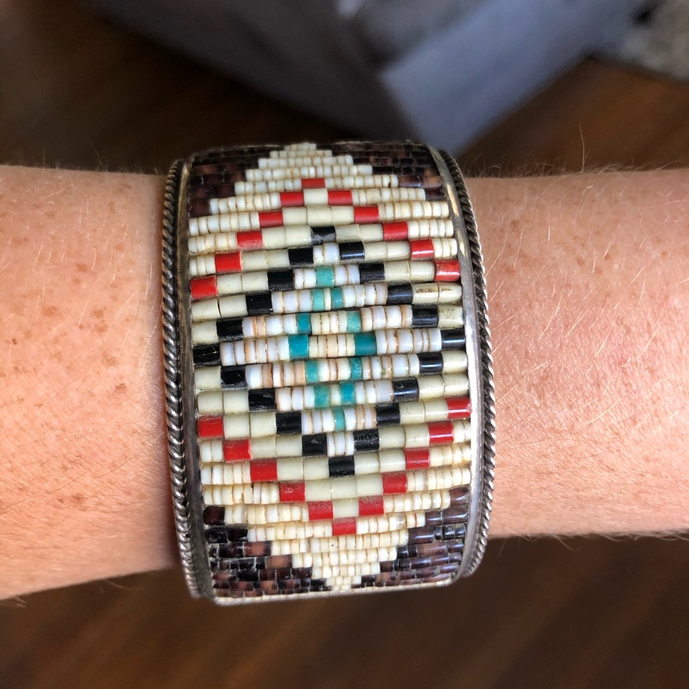 Authentic Navajo sterling cuff